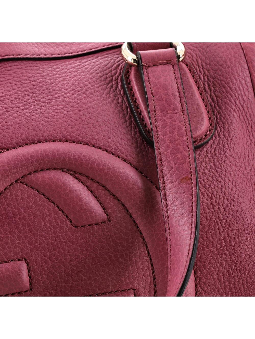 Gucci Soho Zip Tote Leather Small #241592G98B - Picture 6 of 8